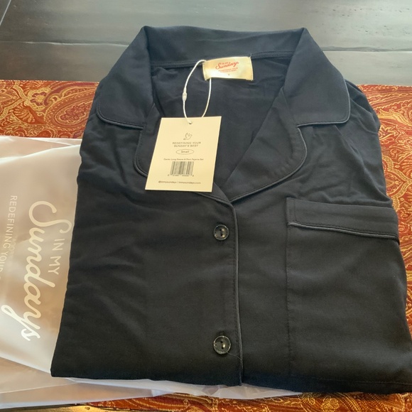 In My Sundays Cavier  Long Sleeve and Pant  Pajama Set, size S, NWT, HTF - Picture 2 of 3